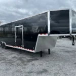 Car Mate 8.5 x 38 Enclosed Gooseneck Trailer Aluminum Wheels