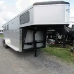 Homesteader Stallion 3 Horse Gooseneck Trailer Slant Load