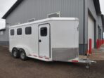 Rustler 3 Horse Slant Aluminum Horse Trailer